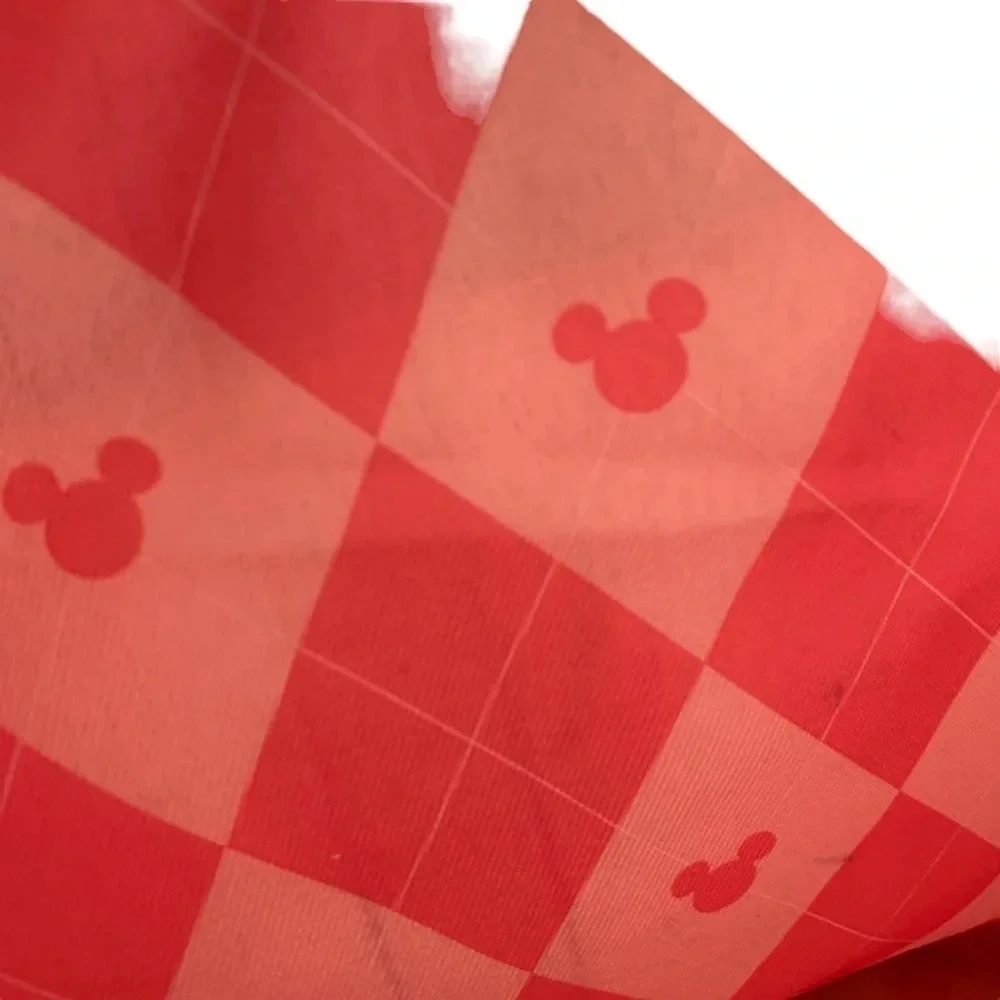 WALT Disney World Disneyland Resort Red Croc Pattern XL Tote Bag Purse M…